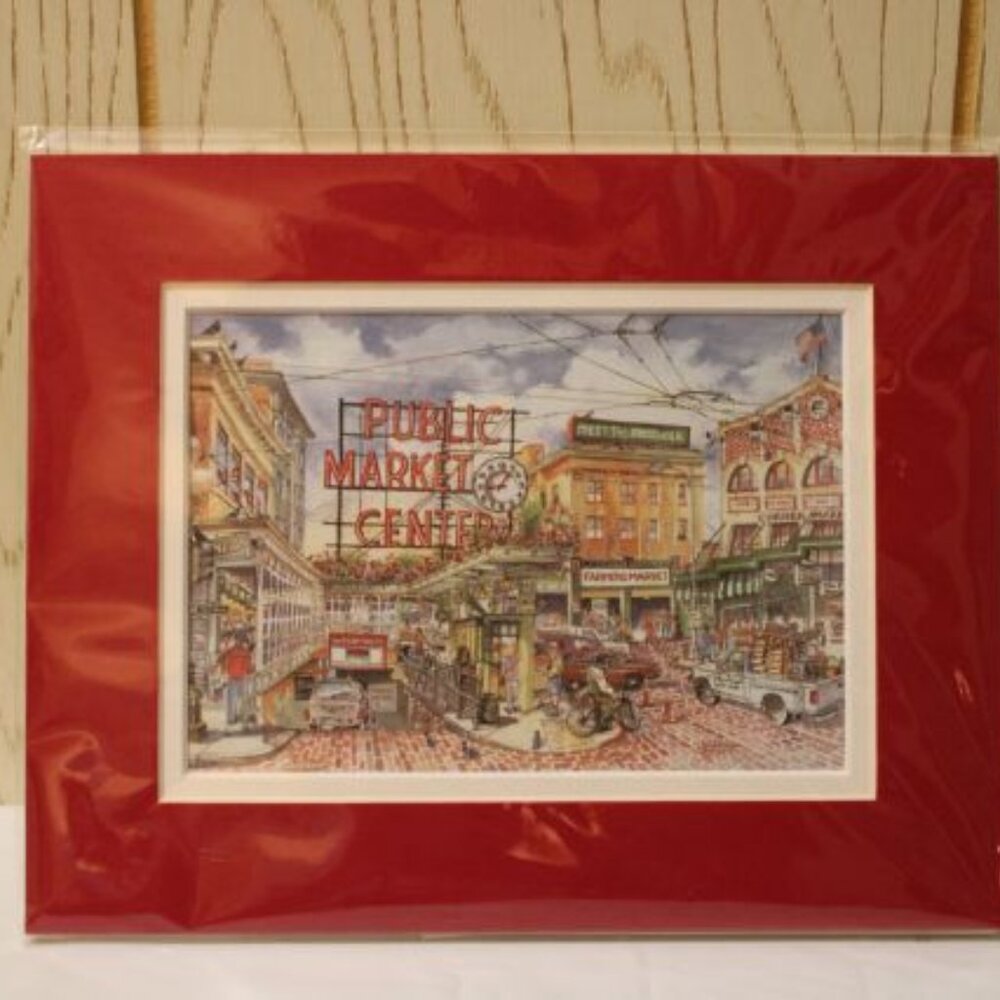 Sarah Clementson Yaeger Matted Picture - Public Market Center